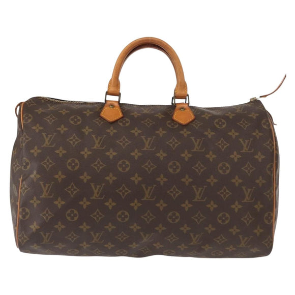 LOUIS VUITTON Monogram Speedy 40 Hand Bag M41522 LV Auth 152868