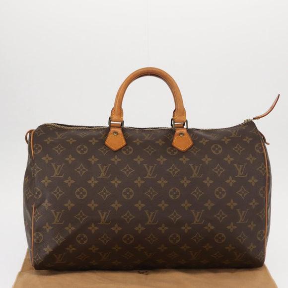 LOUIS VUITTON Monogram Speedy 40 Hand Bag M41522 LV Auth 152868