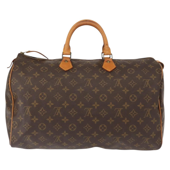 LOUIS VUITTON Monogram Speedy 40 Hand Bag M41522 LV Auth 152868