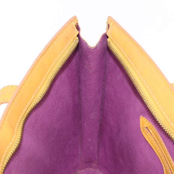 LOUIS VUITTON Epi Saint Jacques Hand Bag Yellow M52279 LV Auth 152871