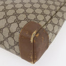 GUCCI GG Supreme Tote Bag PVC Beige Gold 002 115 0035 Auth 152877-9