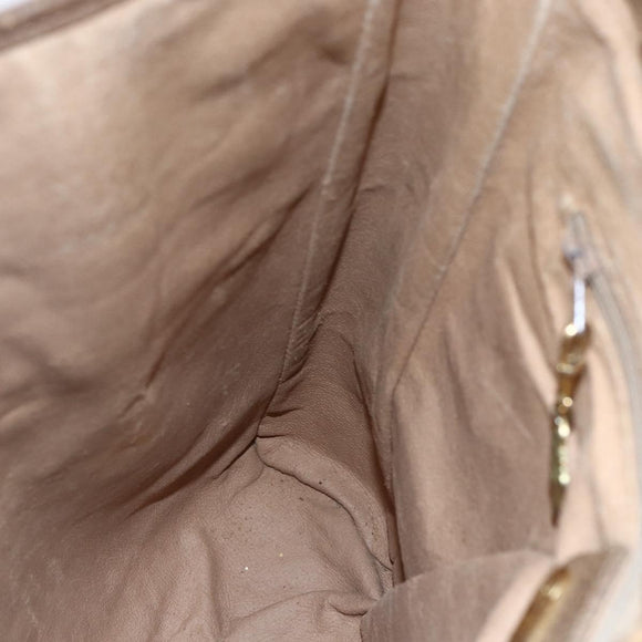 GUCCI GG Supreme Tote Bag PVC Beige Gold 002 115 0035 Auth 152877