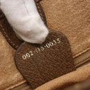 GUCCI GG Supreme Tote Bag PVC Beige Gold 002 115 0035 Auth 152877-12