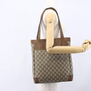 GUCCI GG Supreme Tote Bag PVC Beige Gold 002 115 0035 Auth 152877-23