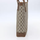 GUCCI GG Supreme Tote Bag PVC Beige Gold 002 115 0035 Auth 152877-4