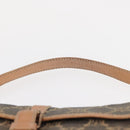 CELINE Paris Macadam Canvas Shoulder Bag Denim Blue Auth 152878-8