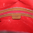 CELINE Shoulder Bag Leather Brown Gold Auth 152879-18