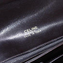 CELINE Shoulder Bag Leather Brown Gold Auth 152880-10