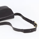 CELINE Shoulder Bag Leather Brown Gold Auth 152880-7