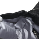 VALENTINO Handtas Leer Zwart Zilver Auth 152881A-20