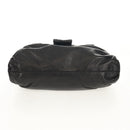 VALENTINO Handtas Leer Zwart Zilver Auth 152881A-5