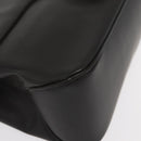 Salvatore Ferragamo Vala Shoulder Bag Leather Black Silver Auth 152882-11