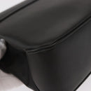 Salvatore Ferragamo Vala Shoulder Bag Leather Black Silver Auth 152882-13