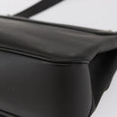 Salvatore Ferragamo Vala Shoulder Bag Leather Black Silver Auth 152882-14