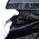 Salvatore Ferragamo Vala Shoulder Bag Leather Black Silver Auth 152882-22