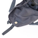 PRADA Backpack Nylon Blue Silver Auth 152888-22