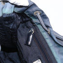 PRADA Backpack Nylon Blue Silver Auth 152888-26