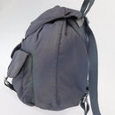 PRADA Backpack Nylon Blue Silver Auth 152888-3