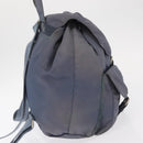 PRADA Backpack Nylon Blue Silver Auth 152888-4