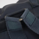PRADA Backpack Nylon Blue Silver Auth 152888-9