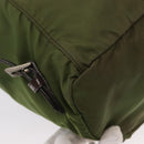 PRADA Backpack Nylon Khaki Silver Auth 152889-17