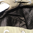 PRADA Backpack Nylon Khaki Silver Auth 152889-24