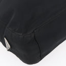 PRADA Shoulder Bag Nylon Plastic Black Silver Auth 152891-14