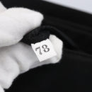 PRADA Shoulder Bag Nylon Plastic Black Silver Auth 152891-12