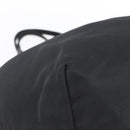 PRADA Tote Bag Nylon Black Silver Auth 152892-14