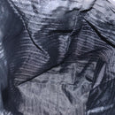 PRADA Tote Bag Nylon Black Silver Auth 152892-21