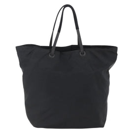 PRADA Tote Bag Nylon Black Silver Auth 152892 - 0