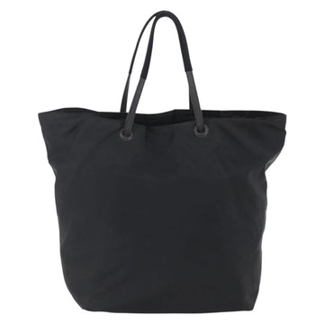 PRADA Tote Bag Nylon Black Silver Auth 152892 - 0