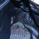 PRADA Chain Shoulder Bag Nylon Navy Gold Auth 152893-20