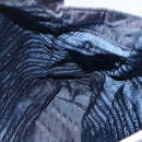 PRADA Chain Shoulder Bag Nylon Navy Gold Auth 152893-21