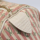 LOUIS VUITTON Monogram Mini Lin Croisette Speedy 30 Bag Pink M95501 Auth 152894-17