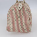 LOUIS VUITTON Monogram Mini Lin Croisette Speedy 30 Bag Pink M95501 Auth 152894-4