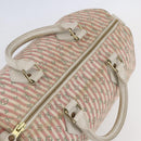 LOUIS VUITTON Monogram Mini Lin Croisette Speedy 30 Bag Pink M95501 Auth 152894-6