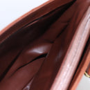 Burberrys Nova Check Tote Bag PVC Leather Green Gold Auth 152895-20