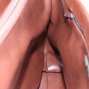 Burberrys Nova Check Tote Bag PVC Leather Green Gold Auth 152895-21