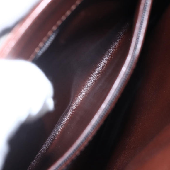 Burberrys Nova Check Tote Bag PVC Leather Green Gold Auth 152895