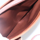 Burberrys Nova Check Tote Bag PVC Leather Green Gold Auth 152895-23