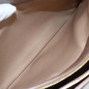 CHANEL Here Chain Shoulder Bag Lamb Skin Beige Gold CC Auth 152897-25