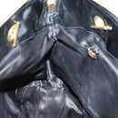 CHANEL COCO Mark Chain Shoulder Bag Patent leather Black Gold CC Auth 152898-18