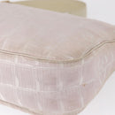 CHANEL New Travel Line Hand Bag Nylon Pink Gold CC Auth 152899-15