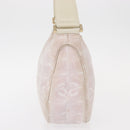 CHANEL New Travel Line Hand Bag Nylon Pink Gold CC Auth 152899-3