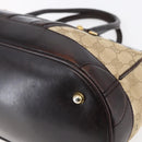 GUCCI GG Canvas Hand Bag Beige Gold 223948 Auth 152901-16