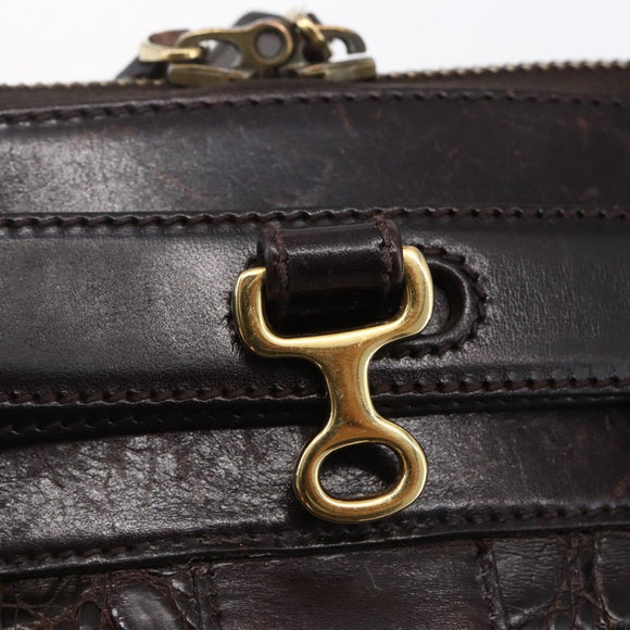 GUCCI GG Canvas Hand Bag Beige Gold 223948 Auth 152901