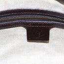 GUCCI GG Canvas Hand Bag Beige Gold 223948 Auth 152901-19