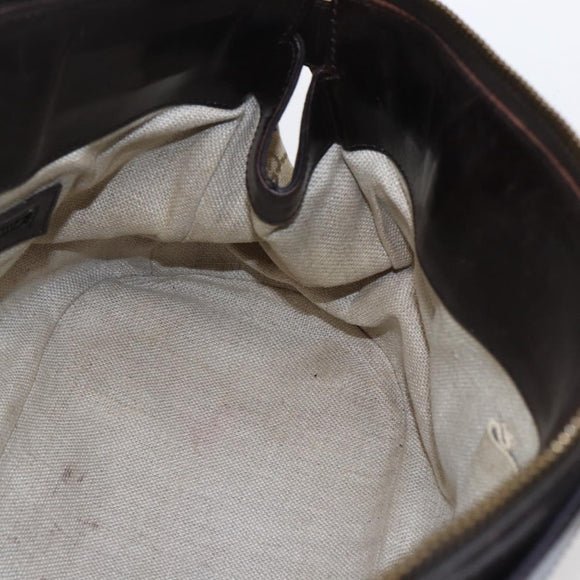 GUCCI GG Canvas Hand Bag Beige Gold 223948 Auth 152901