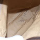 GUCCI GG Supreme Shoulder Bag PVC Beige Gold Auth 152905-10